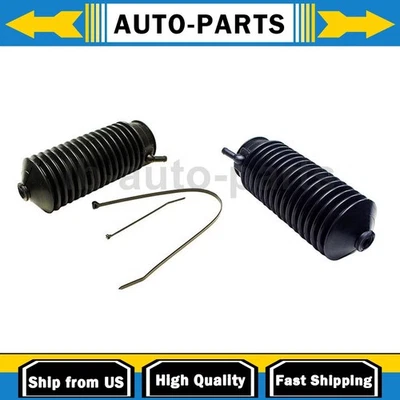 For 1984 1985 1986 Nissan Sentra 1.7L Front Set Rack Pinion Bellows Kit 2x - Image 1 of 4
