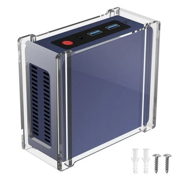 Support vertical pour mini PC Beelink S12 Pro transparent - Photo 1/1