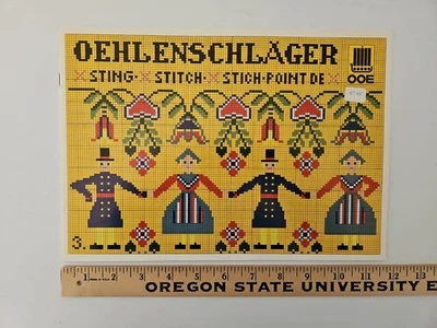 OOE OEHLENSCHLAGER Counted X-Stitch Pattern Book #3 Denmark  FULL COLOR CHARTS - image 1 of 4
