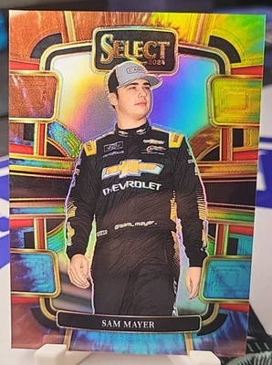 Sam Mayer Grandstand Tie-Dye Prizm 2024 Panini Select Racing Nascar 21/25 - Image 1 of 4