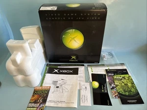 ***BOX ONLY*** 2001 Original XBOX OG Console System w/ Manual Foam Inserts - Picture 1 of 9
