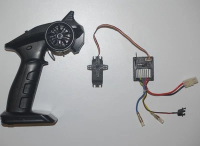 RC 2,4GHz Fernsteuerung Komplettset Pistolensender Regler Servo Empfänger - Bild 1 von 4