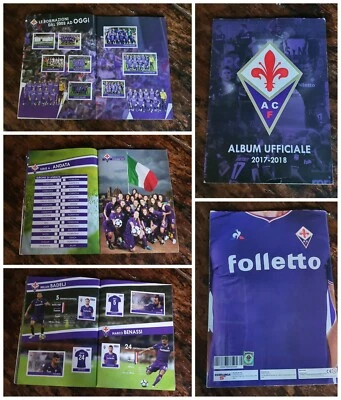 Album figurine ⚽️ FIORENTINA 🟣2017-18 CALCIATORI Esselunga COMPLETO no panini  - Immagine 1 di 4