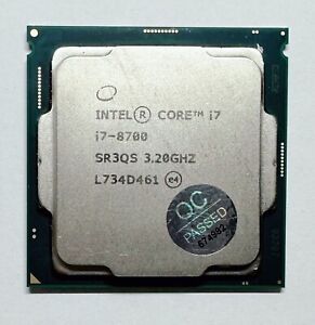 intel® 8th Gen Core i7-8700 Processors 3.2@GHz LGA1151 CPU Processor 6Core SR3QS