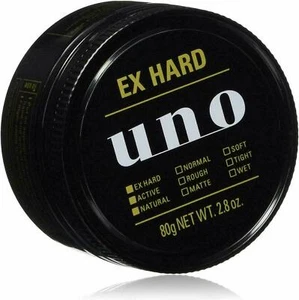 UNO Extreme Hard Hair Styling Wax Extreme Hard Hold Shiseido 80g Made in Japan - Picture 1 of 4