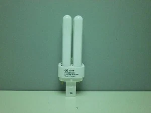 (10) GE 12876 F10DBX/840 SPX41 Compact Fluorescent Lamp Bulb 10W 4100K 2-Pin - Picture 1 of 6