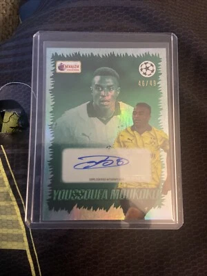 2023-24 Topps Merlin Heritage Youssoufa Moukoko Auto Borussia Dortmund /49🔥 - Image 1 of 3
