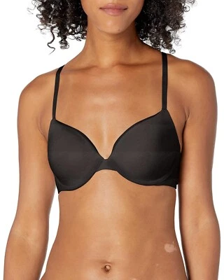 Calvin Klein L44817 Black Constant Convertible Lightly Lined Demi Bra Size 32D - Image 1 of 3