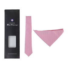 Ben Sherman pink polka dot tie & pocket square