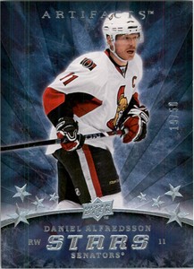 2008-09 Artifacts Blue #167 Daniel Alfredsson S /50
