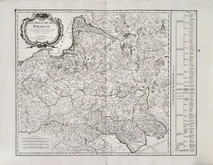 Antique map, Vaugondy, Le Royaume de Pologne, 1784 - Picture 1 of 1