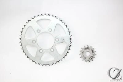 17-19 Kawasaki Z650 ZR650 Front Rear Sprockets  Foto 1 de 4