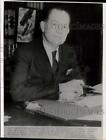 1944 Press Photo Representative William Colmer at his House office in DC