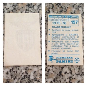 SCUDETTO TRASFERIBILE LAZIO N.157 CALCIATORI PANINI 1975-76 NUOVO CON VELINA - Foto 1 di 1