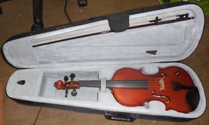 Silver Creek Model SC3EL-AB 4/4 Full Size Electric Violin with Case - Anno 2006 - Picture 1 of 12