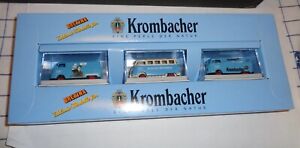 BREKINA 2467  Set 3-teilig VW T 1 Bus Werbung "Krombacher" OVP M1:87 Neu