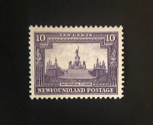 Stamps Canada Newfoundland Sc169 10c VF Mint War Memorial of 1929, see detail.* - Picture 1 of 9