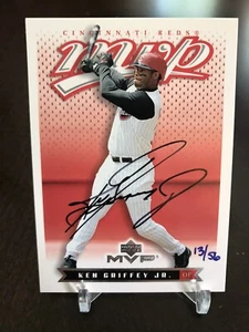 2004 UD Rückkauf Ken Griffey Jr Auto! /56! Sehr seltene Mariners Reds HOFer - Bild 1 von 2
