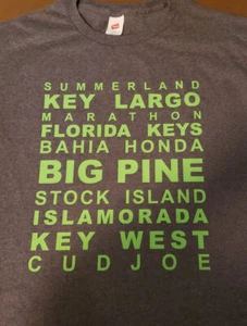 Florida Keys Islands T-Shirt Tee oder Hoodie oder Langarm oder Tank Top Key West - Bild 1 von 1