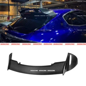 For Maserati Levante 2017-2020 Carbon Fiber Roof Trunk Spoiler Wing Flap Trim 1X - Picture 1 of 14