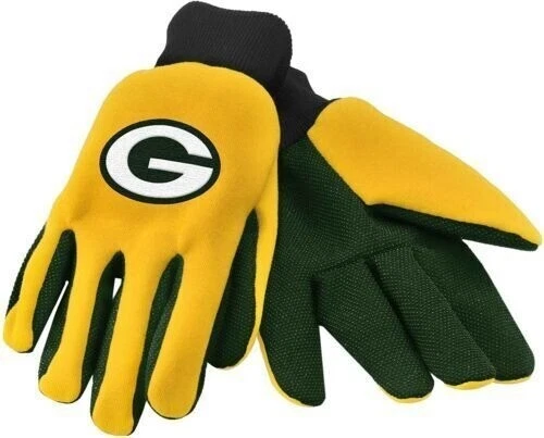Forever Collectibles 74216 Green Bay Packers Colored Palm Sport Utility Gloves