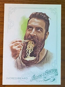 2015 Topps Allen Ginter INCREDIBEARD #223 Beard Artist - Picture 1 of 2