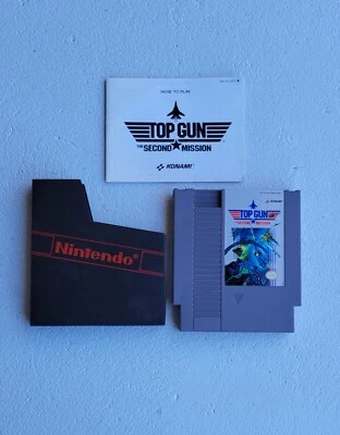 Top Gun: The Second Mission (Nintendo Nes  1990) Video Game, W/Sleeve, Pre-owned - Image 1 of 4