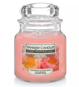 YANKEE CANDLE HOME INSPIRATION CORAL PEONY PIVOINE CORAIL GIARA PICCOLA 104 GR - Foto 1 di 1