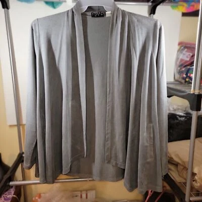 Chaqueta gris Joan Rivers LS - talla mediana Foto 1 de 4