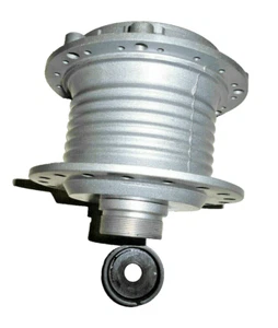 Hinterradnabe mit Lager und Abstandsbüchse Puch Maxi X 30 X 40 X 50 Pionier - Picture 1 of 9