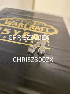 Hoja de servidor retirada del 15 aniversario de World of Warcraft x2 tornillos de repuesto - Imagen 1 de 1