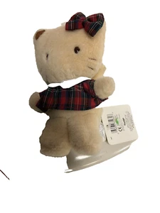 Sanrio Winkipinki Plush Doll Stuffed Toy Check Dress Vintage 2000 RARE - Picture 1 of 6