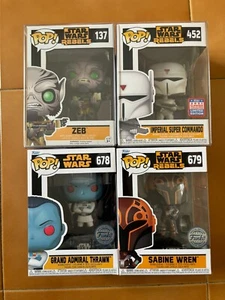Funko Pop Star Wars - REBELS - Pick from the list - Imagen 1 de 25