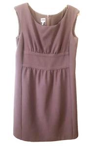 violet Armani Collzioni dress sleeveless scoop neck consealed zip closure sz 12 - Picture 1 of 17