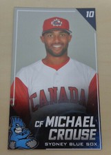 2019/20 Sydney Blue Sox (Aussie Baseball) MICHAEL CROUSE - Somerset Patriots