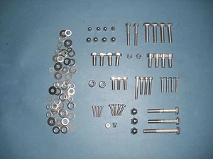 Yamaha XS 650 SR 500 Stainless Steel Set A2 V2A for Fork/Cockpit/Handlebars - Picture 1 of 1