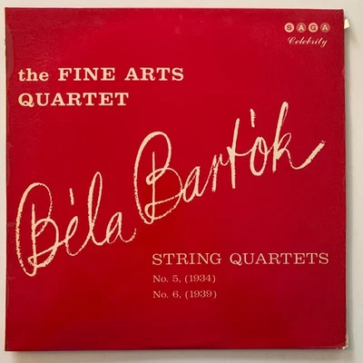 Bela Bartok/The Fine Arts Quartet – String Quartets No 5 & 6 - 1961 Vinyl LP VG - Image 1 of 4