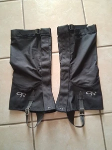 Outdoor Research Black Waterproof Verglas Snow Winter Gaiters Small S/P - Picture 1 of 15