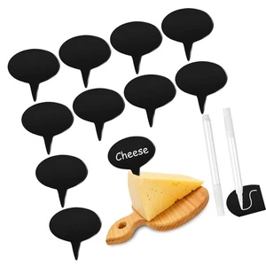 Amyhill 30 Stück Käsemarker für Wurstwaren Brett Acryl Lebensmittel Käse La... - Bild 1 von 7