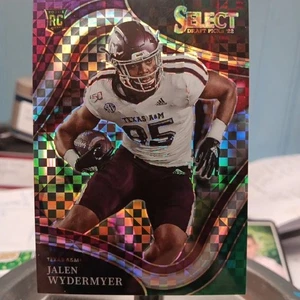 2022 Select Draft JALEN WYDERMYER #117 GREEN&PURPLE SQUARES PRIZM SP RC 15/75 - Picture 1 of 3