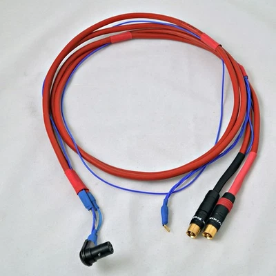 TCI Viper phono tonearm cable SME L type 5 pin DIN to RCA – 1.2 m - Image 1 of 4