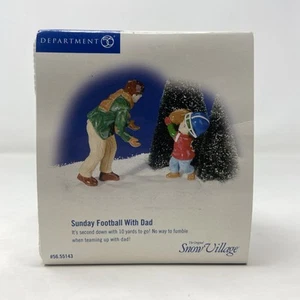 Dept 56 SUNDAY FOOTBALL WITH DAD 56.55143 Snow Village Sports DEPARTMENT D56 - Picture 1 of 11