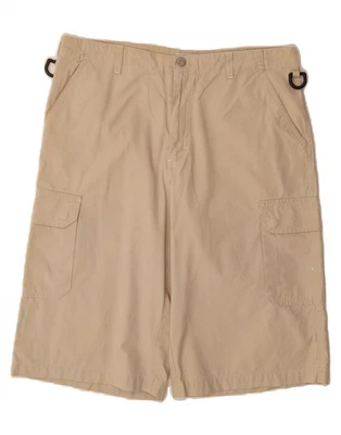 CALVIN KLEIN Womens Cargo Shorts UK 16 Large W32  Beige Cotton AE01 — 第 1/4 张图片
