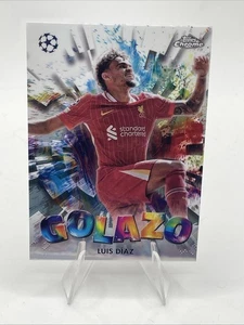 2024-25 Topps Chrome Luis Diaz UEFA Club Competitions #GZ-23 Golazo - Picture 1 of 2