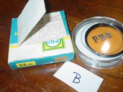 Genuine Pro 55mm 85A 85-A 85 A Color Conversion Glass Lens Filter Japan 55 mm - Image 1 of 3