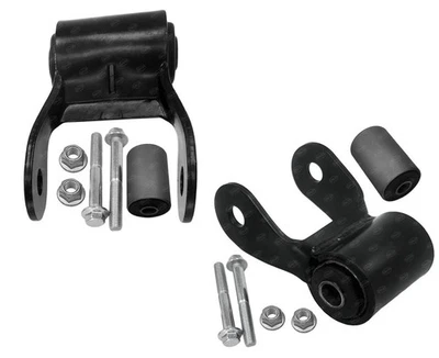For 1984-2001 Jeep Cherokee Rear Leaf Spring Mounts Bushings Shackles 52000507 - Image 1 of 4