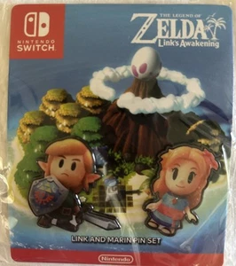 NEW Legend Of Zelda Link’s Awakening Target Exclusive 2 Pin Set Link & Marin New - Picture 1 of 2