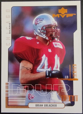 2000 Upper Deck MVP-Brian Urlacher(Chicago Bears)Rookie Card#192! - Image 1 of 4