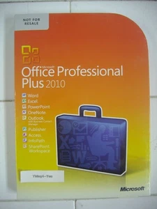 Microsoft Office 2010 Professionnel Plus sous licence pour 2 PC MS PRO =NEUF SCELLÉ= - Photo 1/5