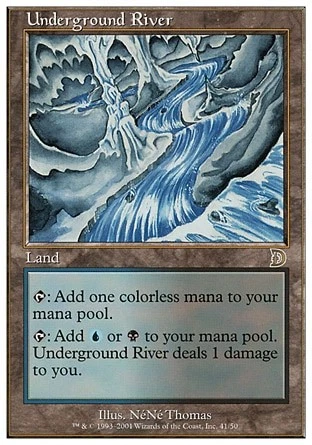 MTG Magic the Gathering Underground River (41/58) Deckmasters LP - Image 1 of 1
